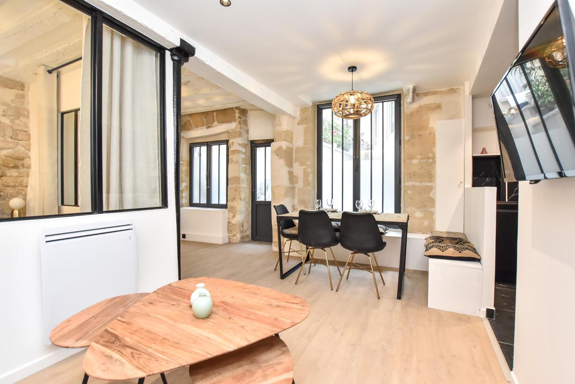 Cozy Apartment - 1Br-4P - Sentier Párizs Kültér fotó