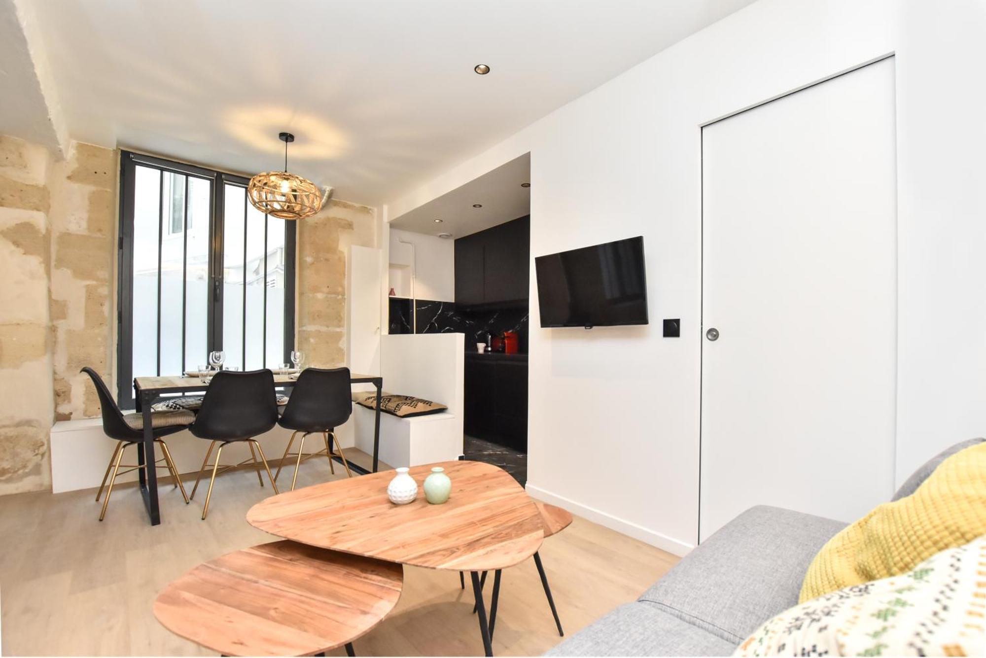 Cozy Apartment - 1Br-4P - Sentier Párizs Kültér fotó