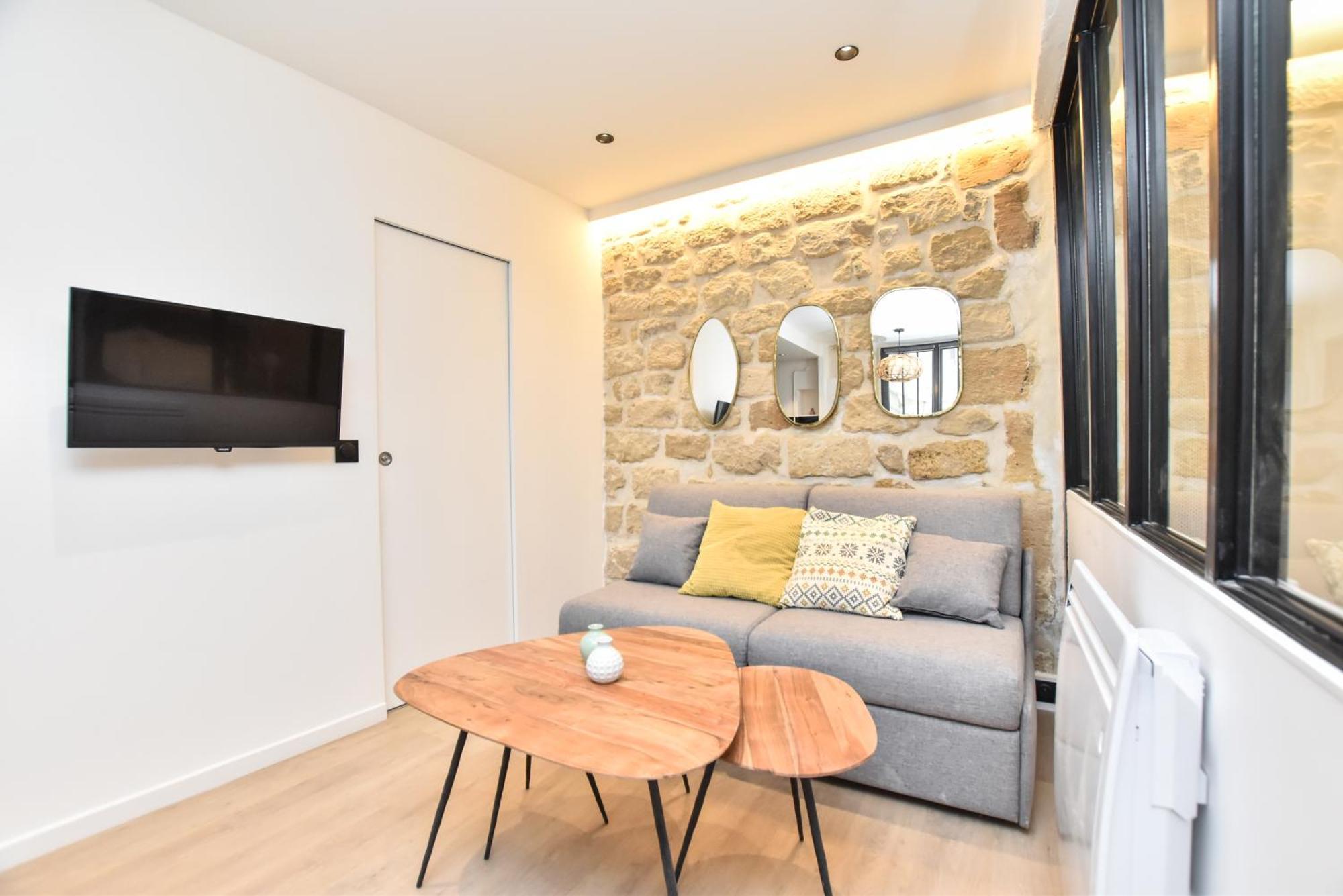Cozy Apartment - 1Br-4P - Sentier Párizs Kültér fotó
