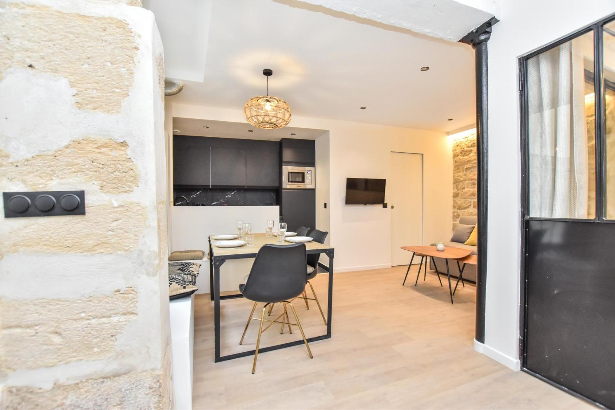 Cozy Apartment - 1Br-4P - Sentier Párizs Kültér fotó