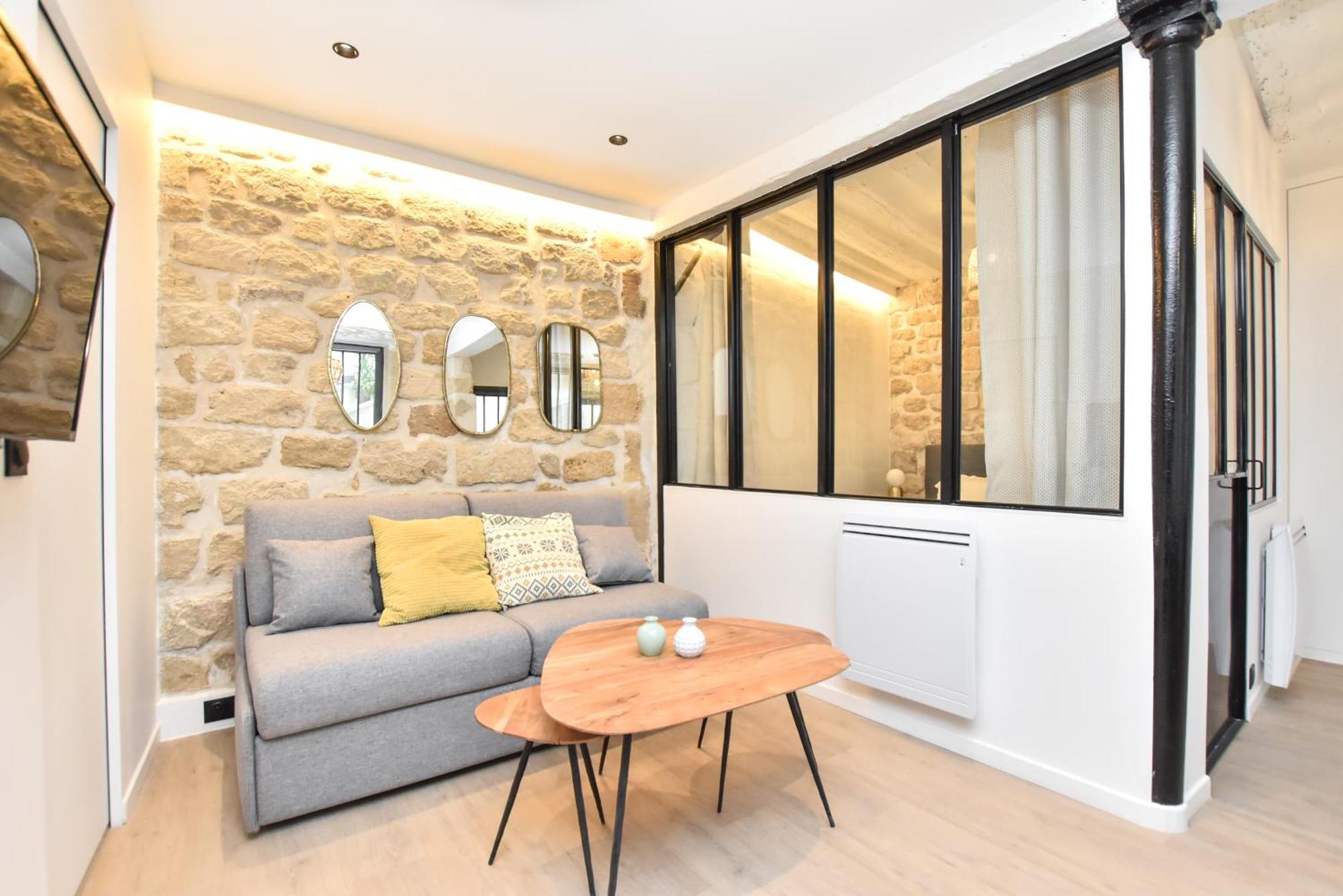 Cozy Apartment - 1Br-4P - Sentier Párizs Kültér fotó